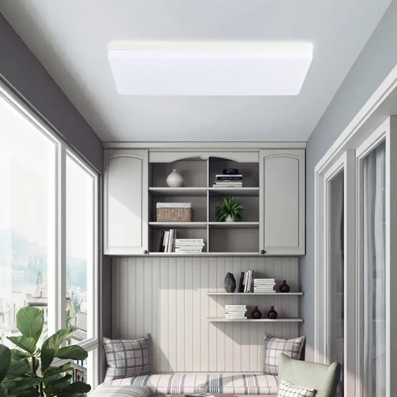 Aplica LED rectangulara moderna pentru tavan in living si hol