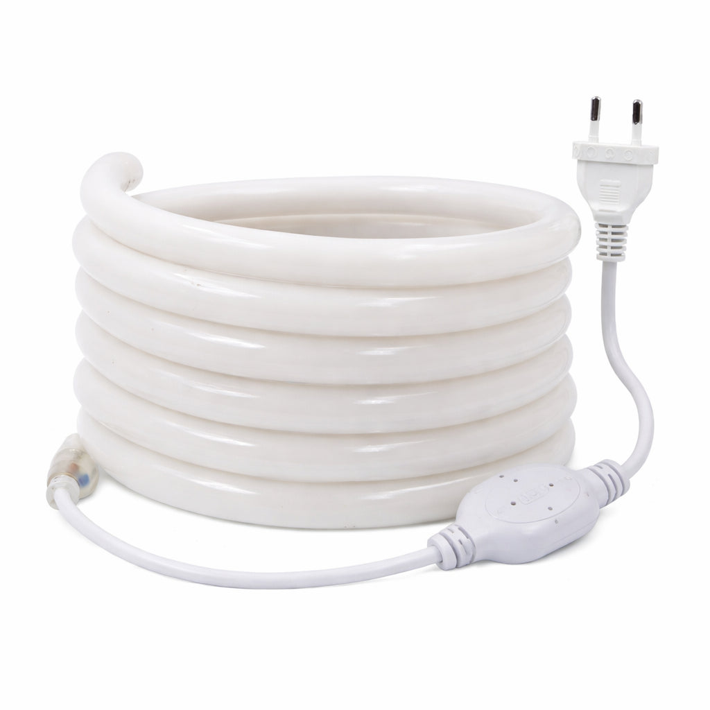 Banda LED 360 rotunda 100 metri cu stecher alimentare 220V