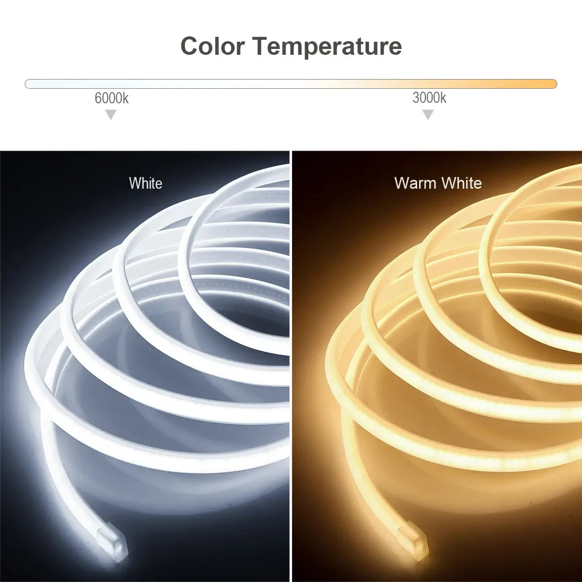temperatura-culoare.jpg	Comparație temperatură culoare: lumină rece vs lumină caldă bandă LED