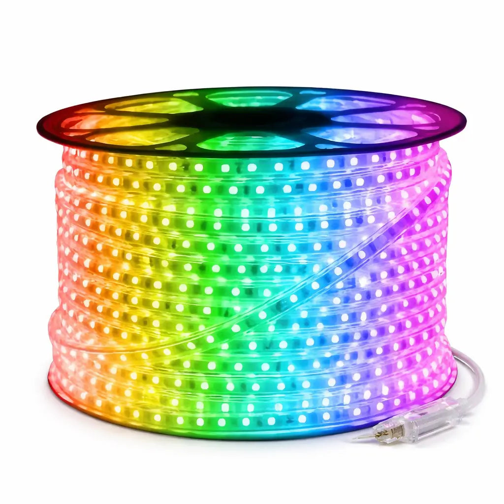 banda LED RGB 220V rola iluminat decorativ interior exterior
