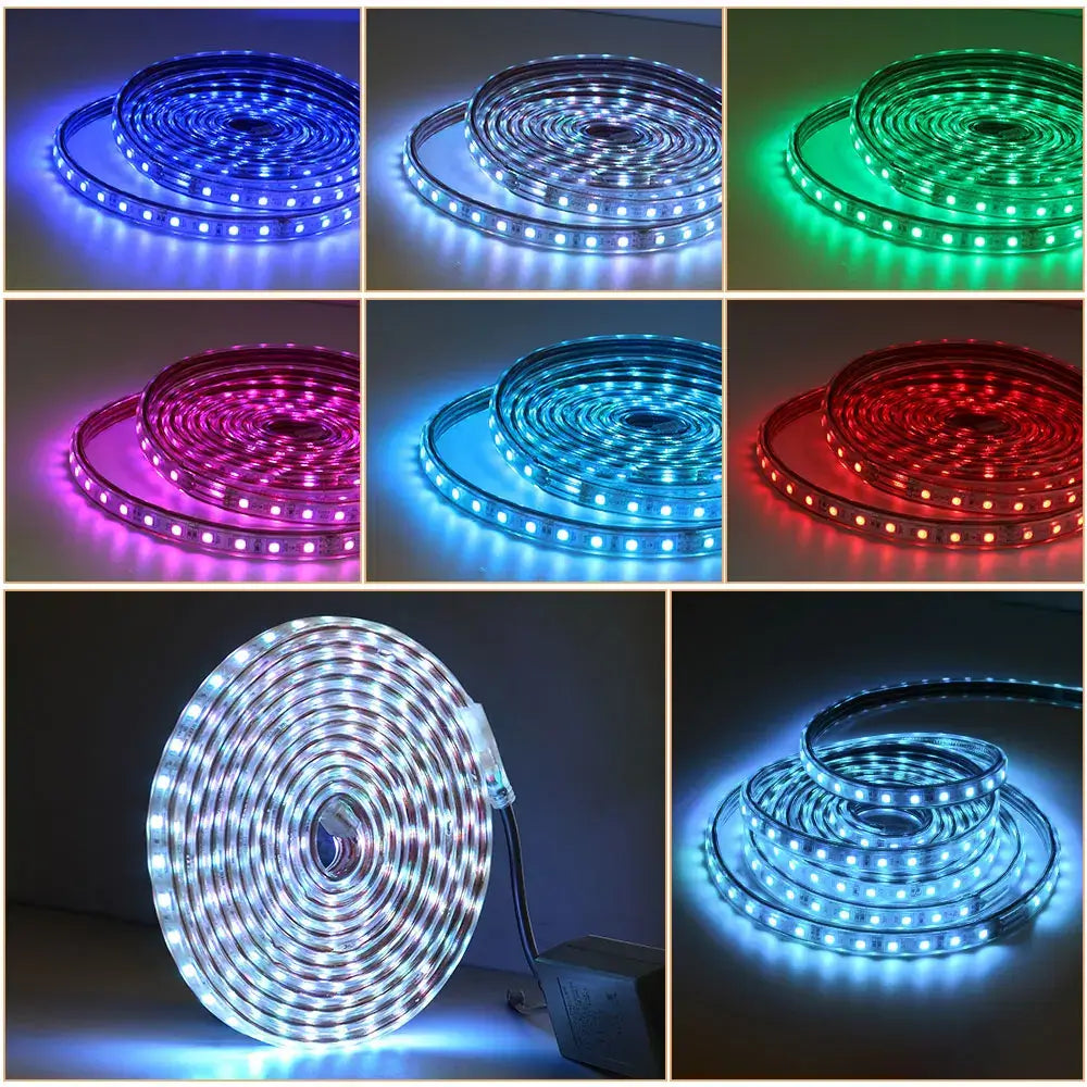 banda LED RGB efect lumina culori iluminat ambiental decorativ