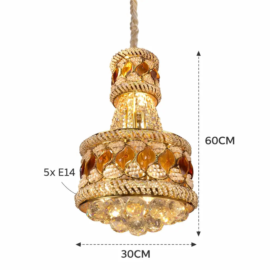 Dimensiuni candelabru cristal diametru 30 cm