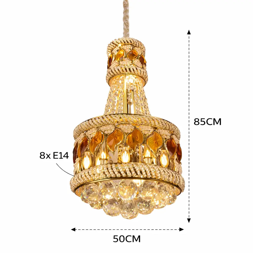 Dimensiuni candelabru cristal diametru 50 cm
