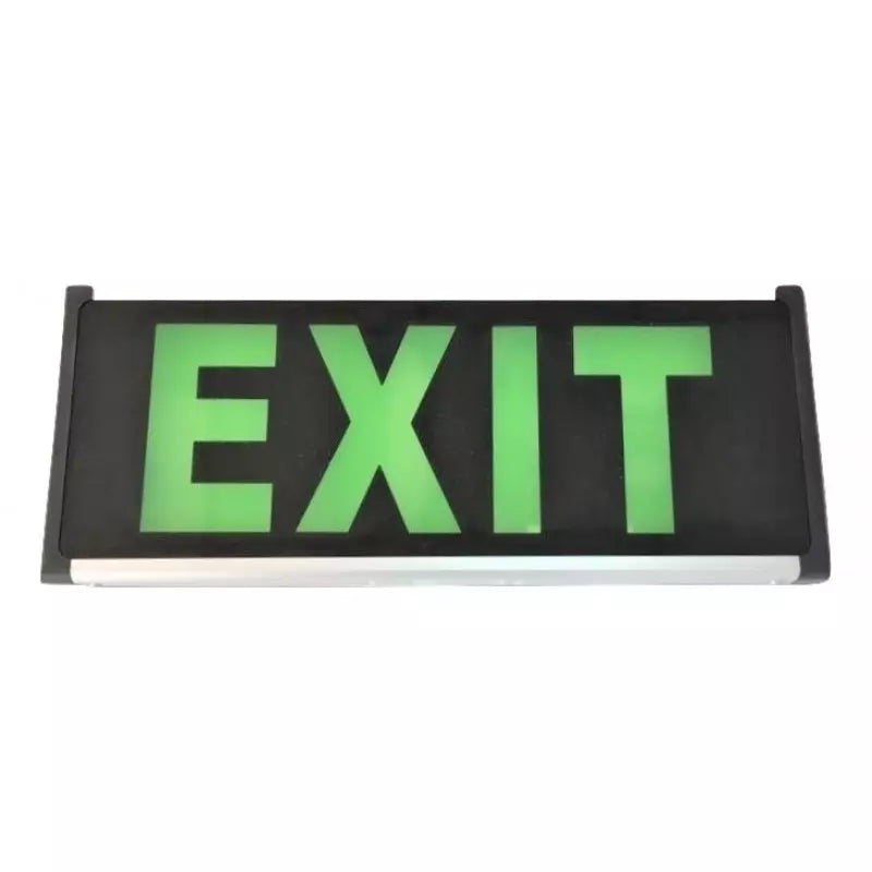 Indicator LED Exit simplu cu două fețe, cu acumulator, alimentare 220V