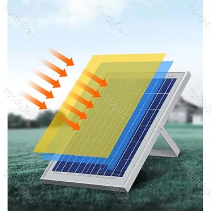 plafonieră solară LED 500W cu panou solar și telecomandă