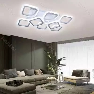 Lustră LED 150W, Alb, 3 Culori, Montaj Tavan/Perete, Design Modern - lustra led