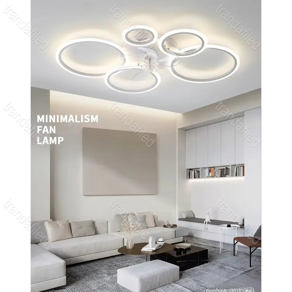 lustra-led-cu-ventilator-144w-alba-8823-5fs-cu-aplicatie-si-telecomanda