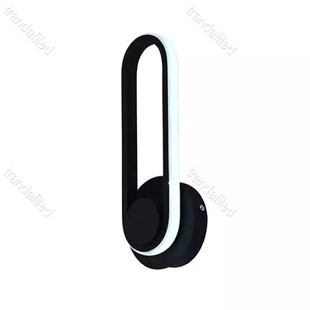 Aplica LED Modernă 16W, Alb/Negru, 3 Culori de Lumină, Design Minimalist, Aplica B610/1