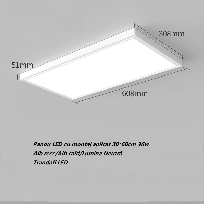 panou-led-36w-60x30cm-aplicat