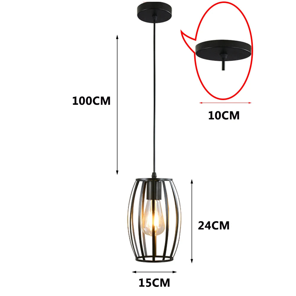 Pendul-modern-din-metal-cilindric-negru-E27-inaltime-reglabila-100CM-pentru-living-bucatarie-sufragerie-8769B