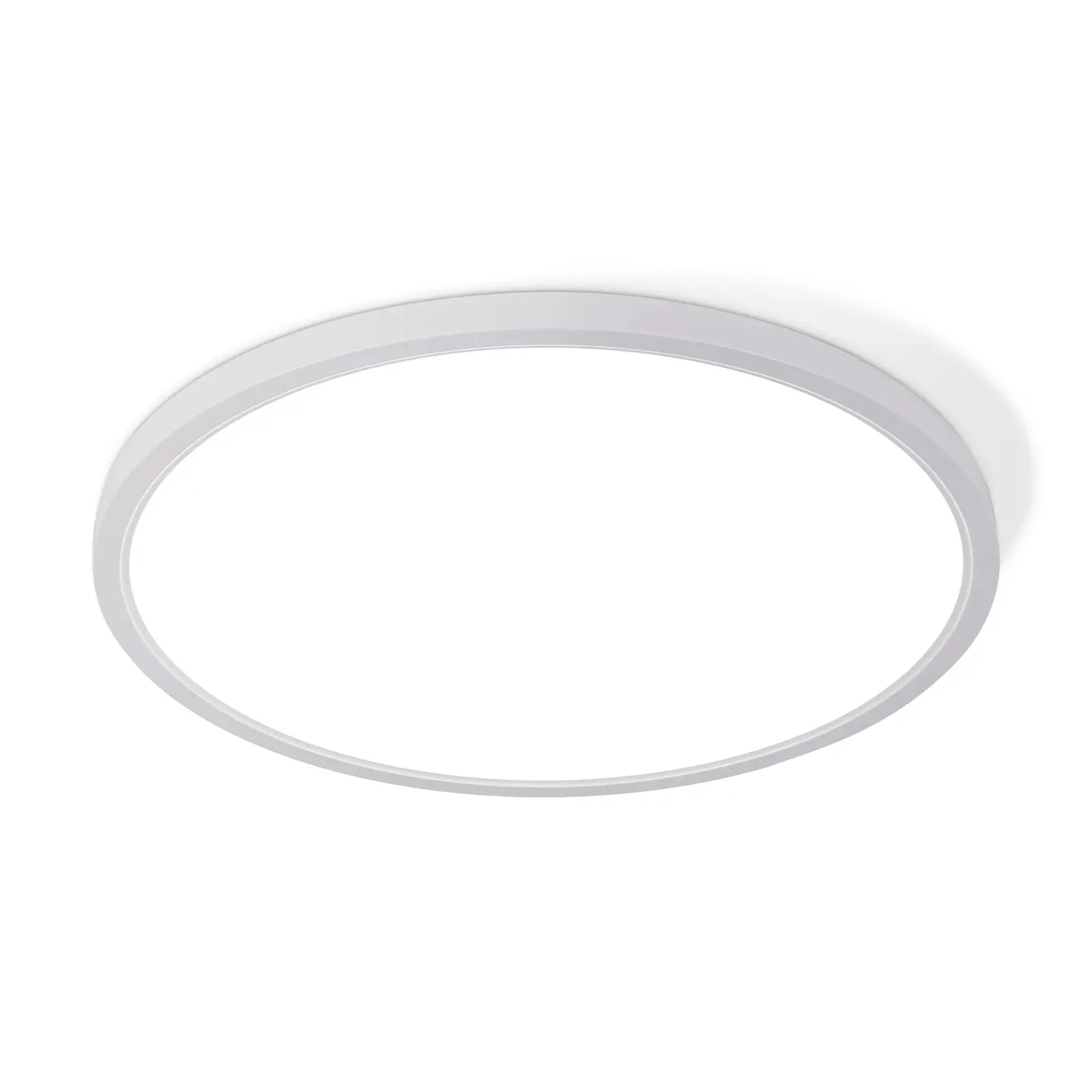 Plafoniera LED alba pentru dormitor cu lumina uniforma si eleganta