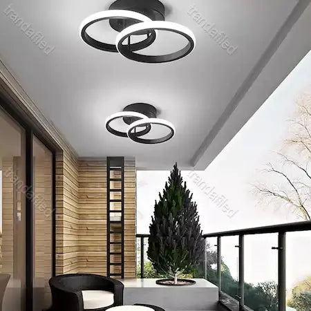 plafoniera-led-neagra-cu-2-inele-si-3-culori-de-lumina