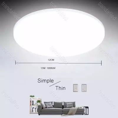 Plafoniera-LED-ultra-subtire-13W-1000lm-12cm-design-modern-lumina-alba-rece-calda-pentru-living-birou-dormitor
