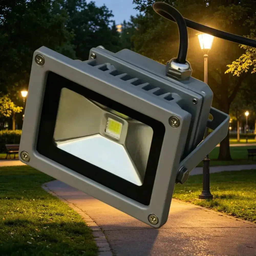 Proiector LED 20W montat pe perete exterior, iluminare nocturnă